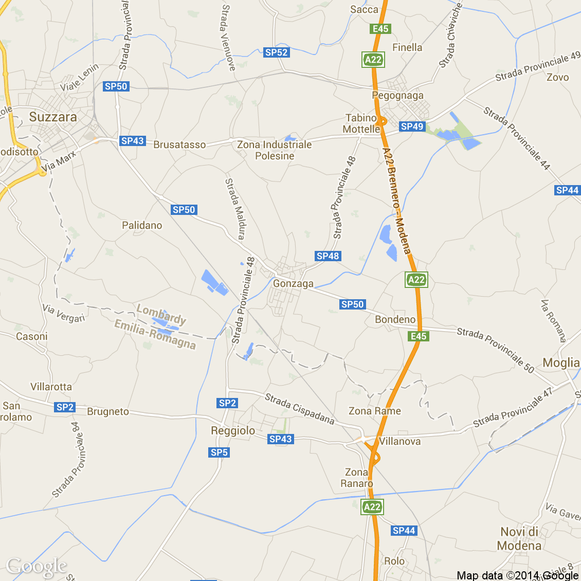 Foto aerea del Gonzaga vista roadmap