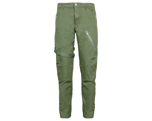 Pantalone uomo verde militare