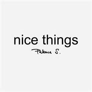 logo Nice Things by Paloma S.