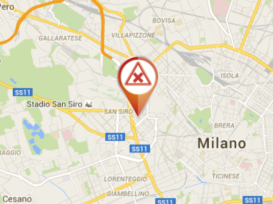 Milano: l'incrocio killer tra Via Ravizza e Via Domenichino