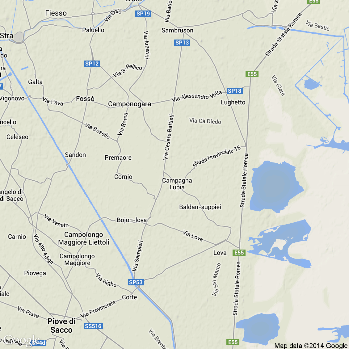 Foto dal territorio del comune di Campagna Lupia media e alta risoluzione