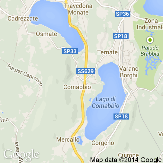 Mappa di Comabbio, Cartine Stradali e Foto Satellitari