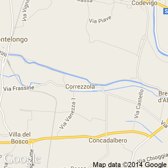 Mappa di Correzzola, Cartine Stradali e Foto Satellitari