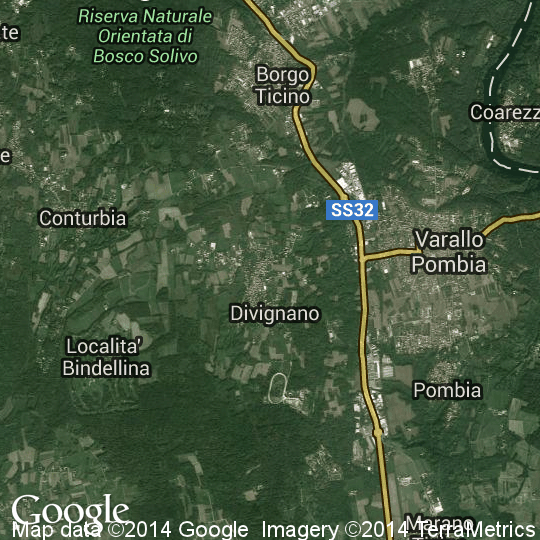Mappa di Divignano, Cartine Stradali e Foto Satellitari
