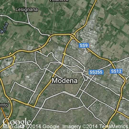 Mappa di Modena, Cartine Stradali e