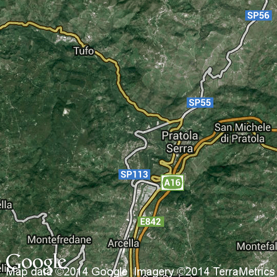 Mappa di Prata di Principato Ultra,