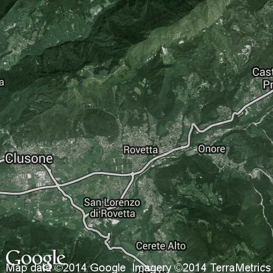 Mappa di Rovetta, Cartine Stradali e Foto Satellitari