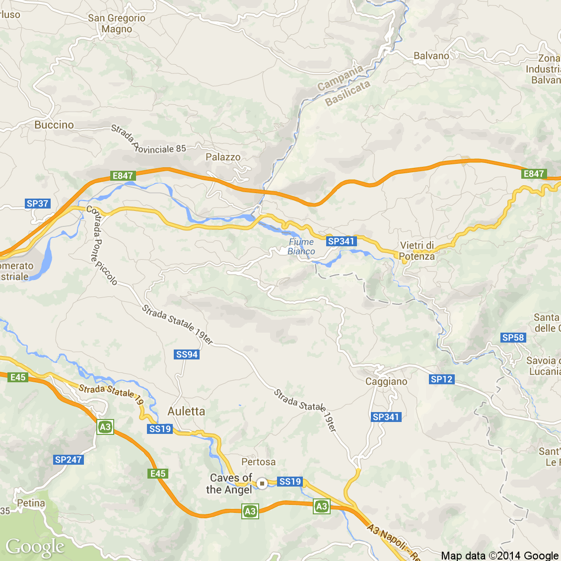 Foto aerea del Salvitelle vista roadmap