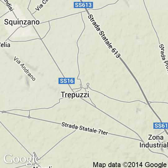 Trepuzzi Map Mappa di Trepuzzi, Cartine Stradali e Foto Satellitari