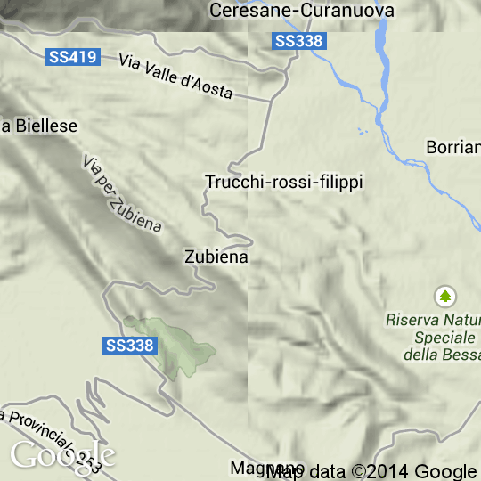 Mappa di Zubiena, Cartine Stradali e Foto Satellitari
