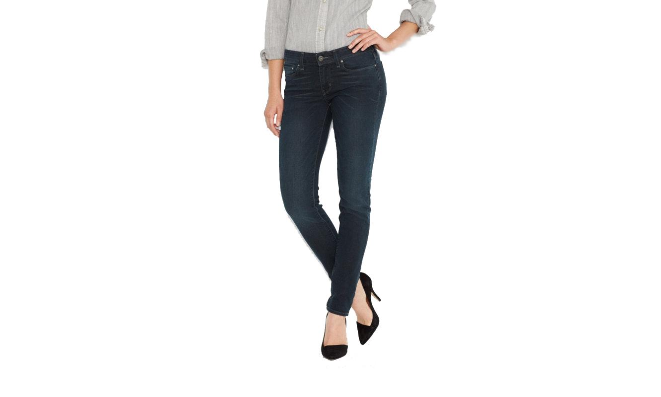 Jeans in denim elasticizzato con effetto consumato, modello attillato che si restringe sulla caviglia