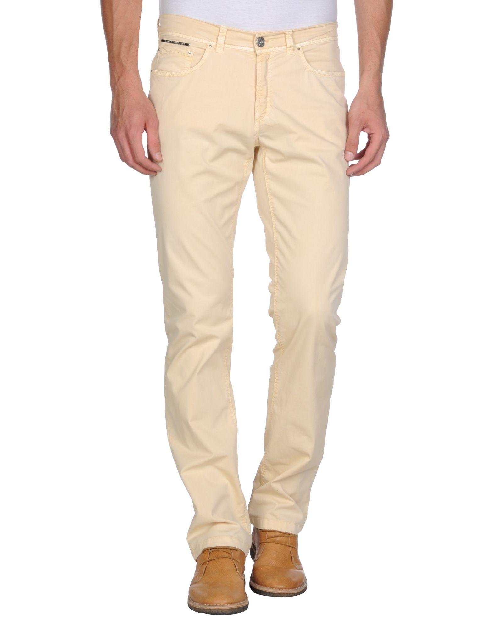 Pantalone modello jeans beige
